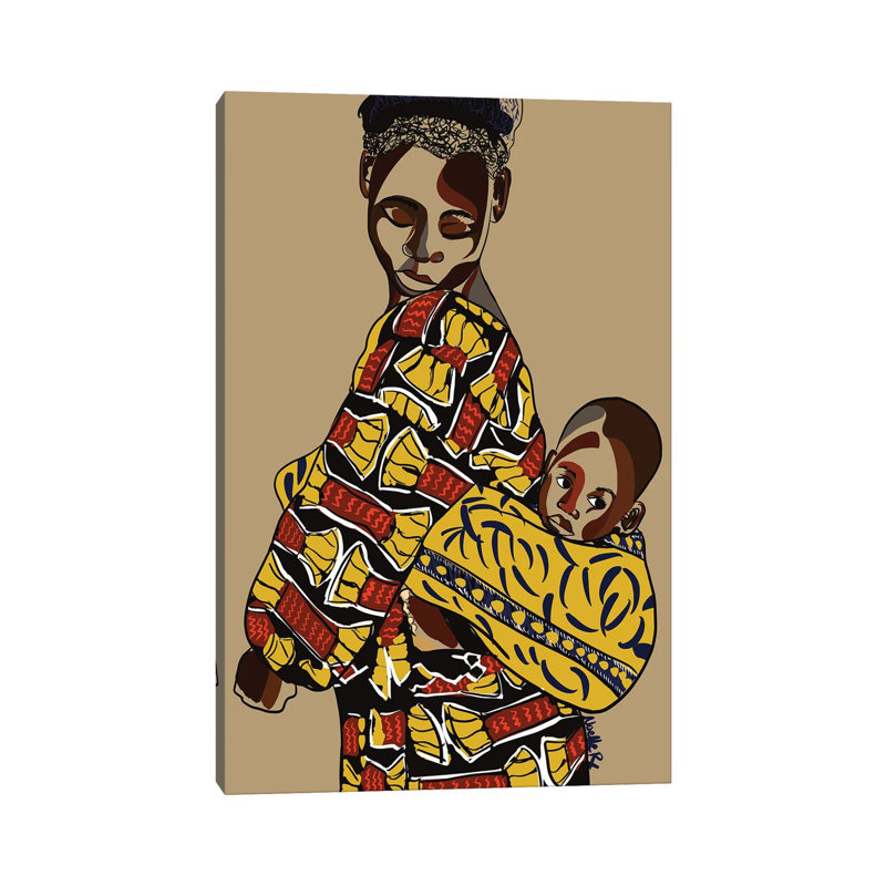 Wrapped Up In Love II by NoelleRx - Print on Canvas, 20.32 cm H x 30.48 cm W, Wrapped Canvas