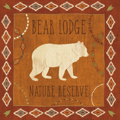 "Lodge Resort I" par Véronique Charron - Art textuel sur toile tendue