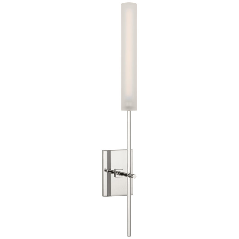 Fay 1 - Light LED Bath Sconce, Polished Nickel