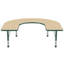 Table d'activité 60 "x 66" en forme de T avec pieds réglables-580520426-573455673-538156477