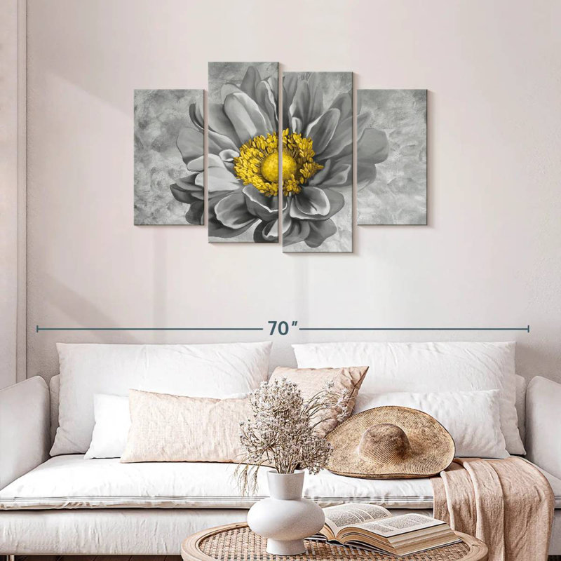 Harnek Mona Lisa Flower, 27" H x 43" W