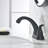 Centerset 2-handle Bathroom Faucet with Drain Assembly-70780704