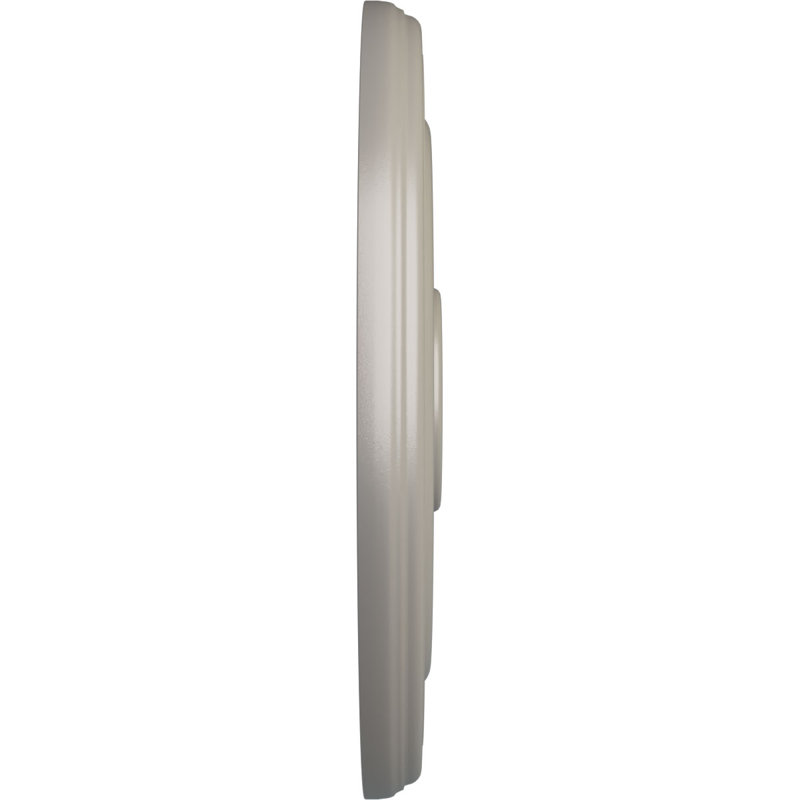 Médaillon de plafond H 15,75 po x l 15,75 po x P 1,5 po Devon, Blanc perle
