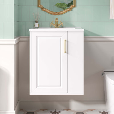 Armoire de salle de bain murale 20 po avec armoire latérale