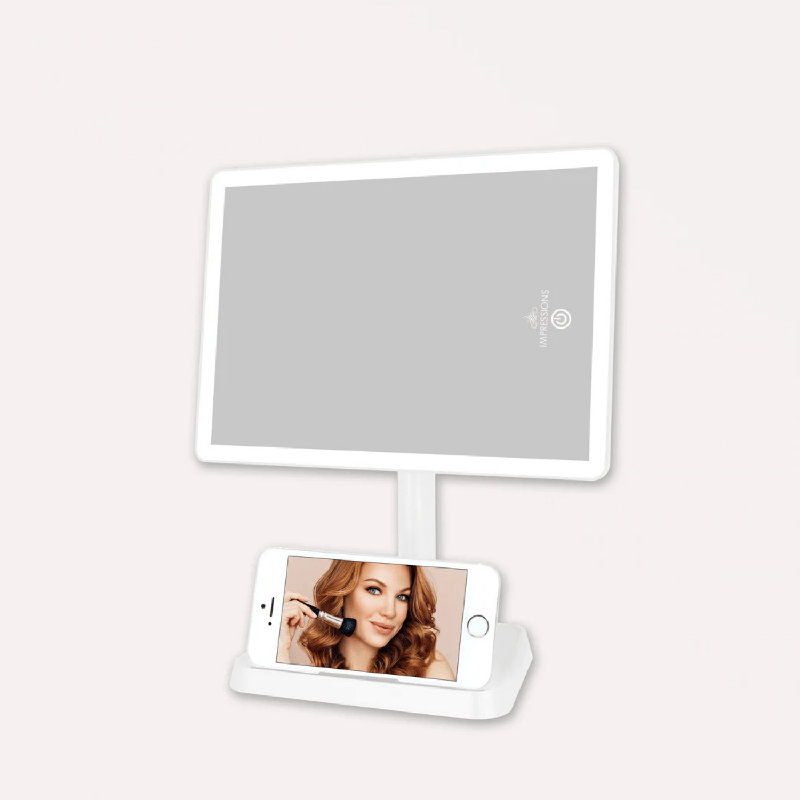 Miroir de maquillage Charmed, Blanc