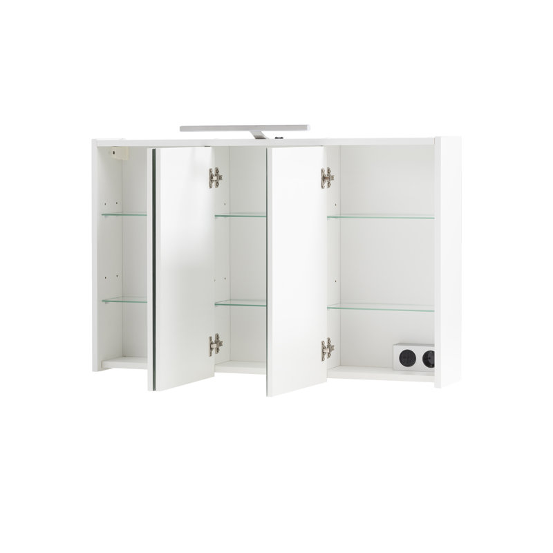 94 cm x 60 cm Burkleigh Mirror Cabinet with Lighting