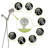 Multi-functional dual shower head shower-117481090