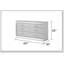 Commode 6 tiroirs Glam