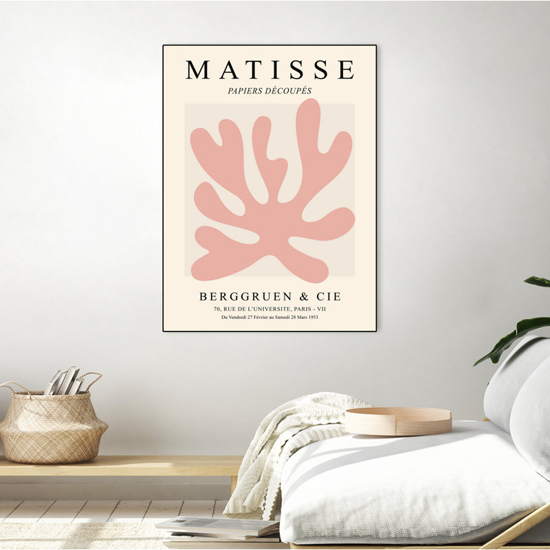 Toile encadrée «Pink Cut Outs», H 24 po x l 18 po