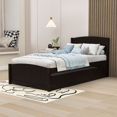 Twin Platform Bed with Trundle