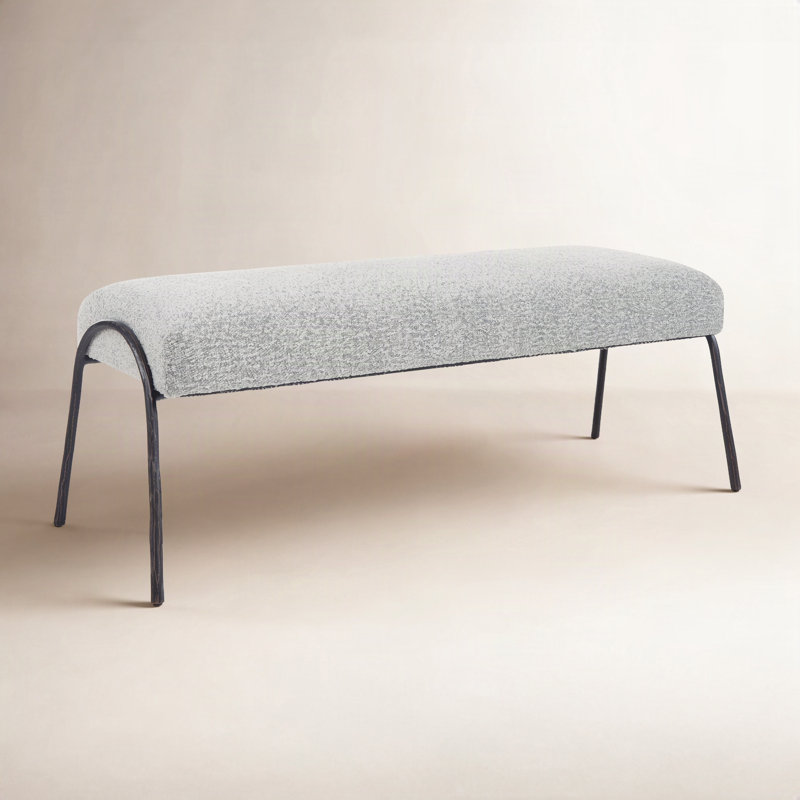Campari Polyester Blend Upholstered Bench