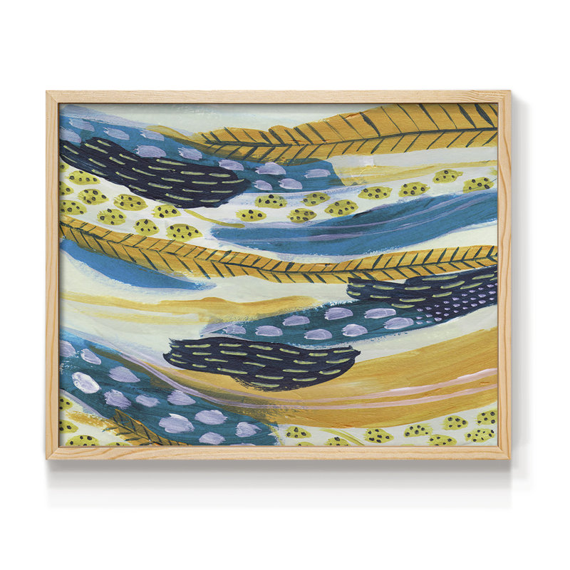 Feathery III -Framed Print - Restickable
