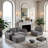Modern Memory Foam Compression Sectional Sofa-939980773