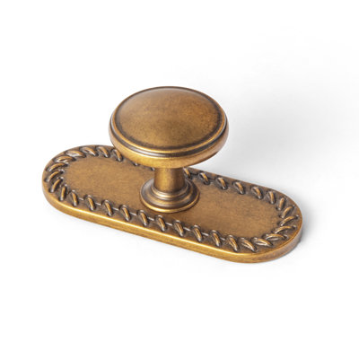 1.18" Mushroom - Shaped Single Hole Drawer Knob With Washer