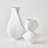 Serenity Vase-Matte White