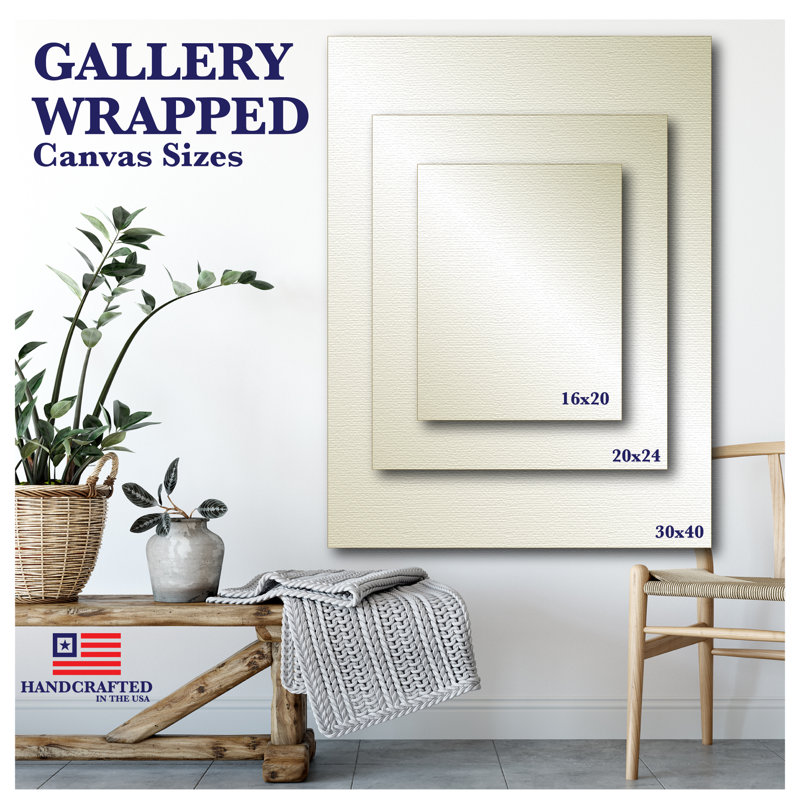 Rosey Afternoon - Wrapped Canvas Painting, 40" H x 30" W x 1.5" D