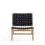 Fauteuil d'appoint en cuir végétalien Maintenon-1136037564