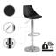Rhileigh Swivel Upholstered Adjustable Height Counter Stool with Metal Frame-2054536476