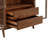 Peko 2-Door Display Cabinet, Brown