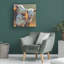 Art mural sur toile tendue - art mural «Moolings» par Rita Kirkman pour le salon, la chambre à coucher ou le bureau - 14 x 14