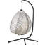 Siège suspendu d'intérieur et d'extérieur confortable pour n'importe où et partout - base en métal, PE, fauteuil de relaxation réglable en fer tressé, coussin de tête-1044545047-1044545044