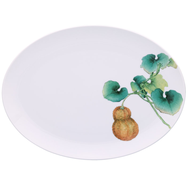 Noritake Kyoka Shunsai Oval Platter, 14.5"