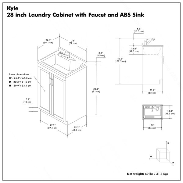 Dimensions du produit