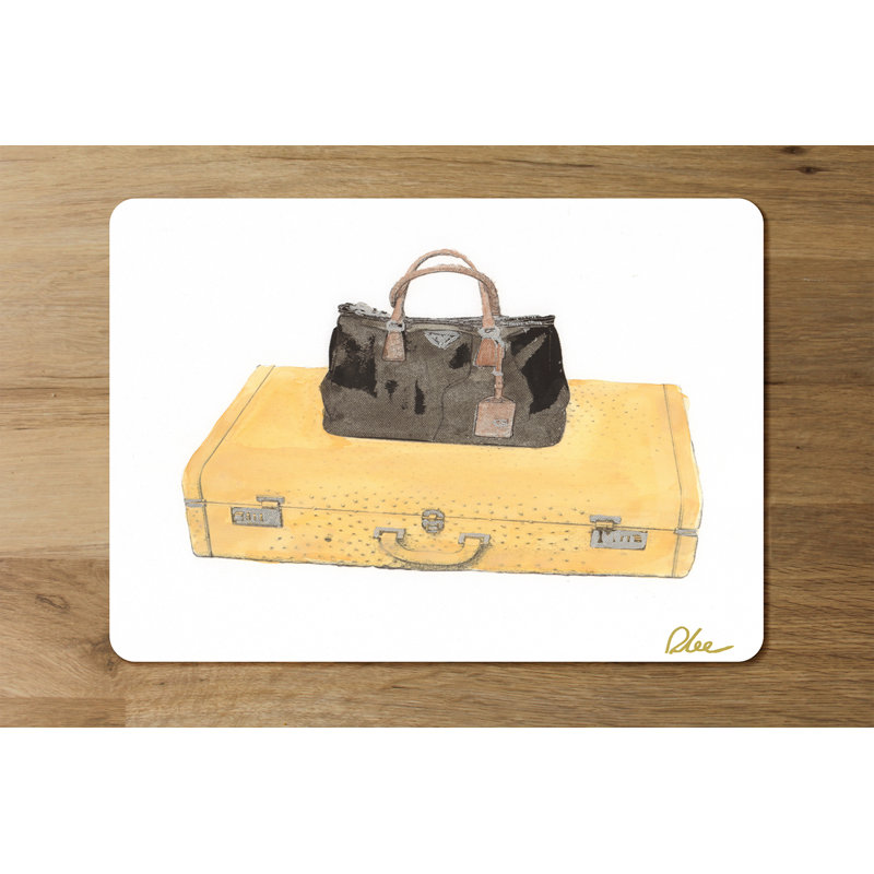 Liverpool Polyester-Coated Hardboard No Pattern Rectangle Placemat
