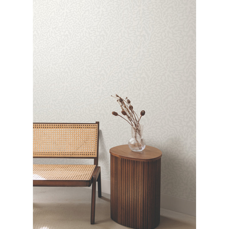 Nebulous Cloud Wallpaper, Beige