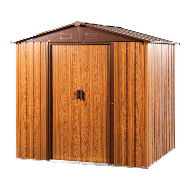 Rangement avec panneaux de protection contre les intempéries et serrure de 73,37 po Profondeur de la porte coulissante résistante à la corrosion
