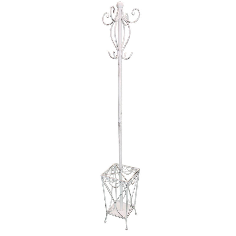 Steel Freestanding 8 - Hook Coat Rack