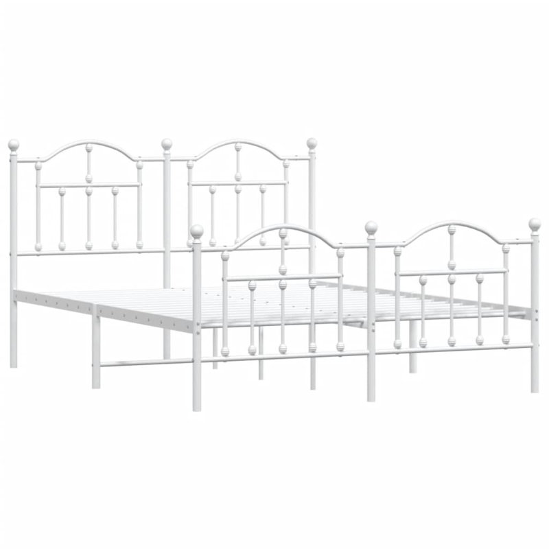 Aquinas Bed, Double (4'6), White