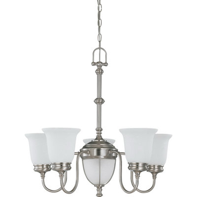 Lustre traditionnel avec abat-jour 7 lumières Ovalle