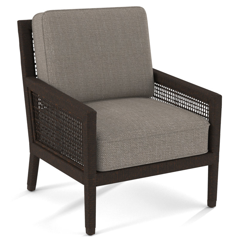 Fauteuil Harper de 28 po de largeur, Performance de Crypton en pierre; 0884-83, Café