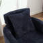 Fauteuil demi-tonneau pivotant en chenille-813798792