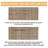 Sideboard,Buffet table,Dining cabinet,Office credenza with 6  Rattan Drawers-736457898