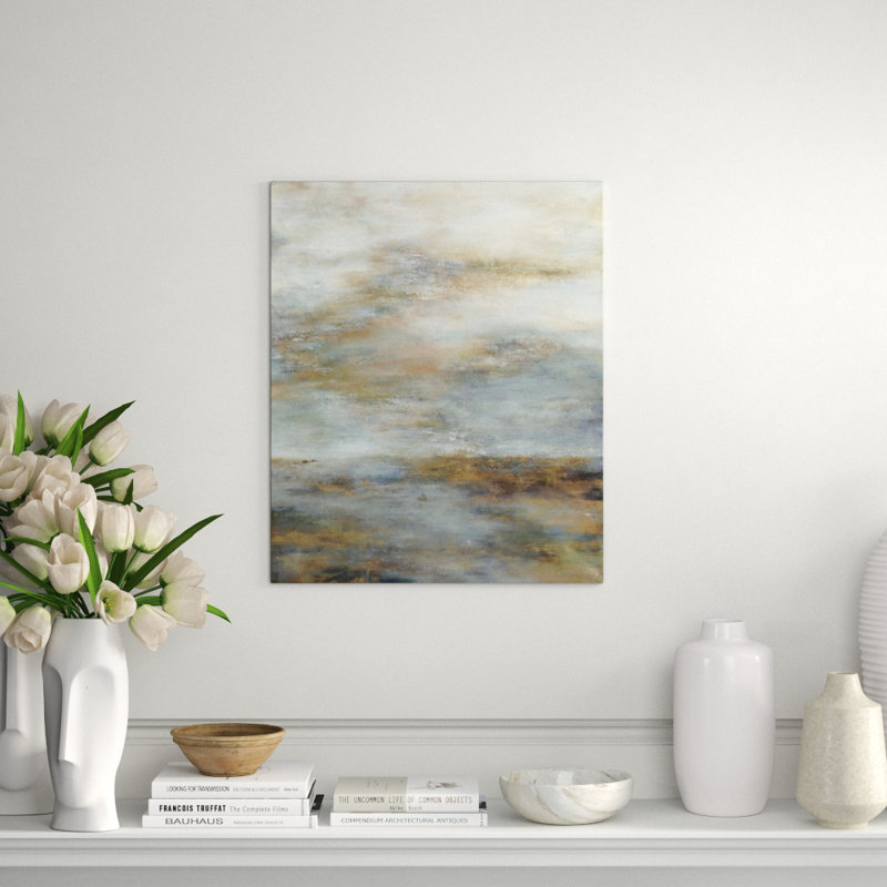 Misty Morning Painting by Beverly Fuller, 29" H x 24" W, Outdoor