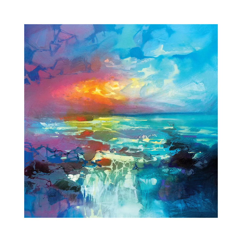 Fleeting Glow by Scott Naismith - Wrapped Canvas Painting, 45.72 cm H x 45.72 cm W x 1.91 cm D