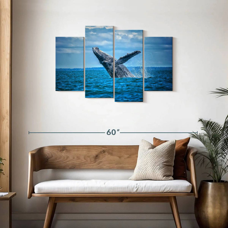 Brampt Pacific Humpback Whale, 27" H x 43" W