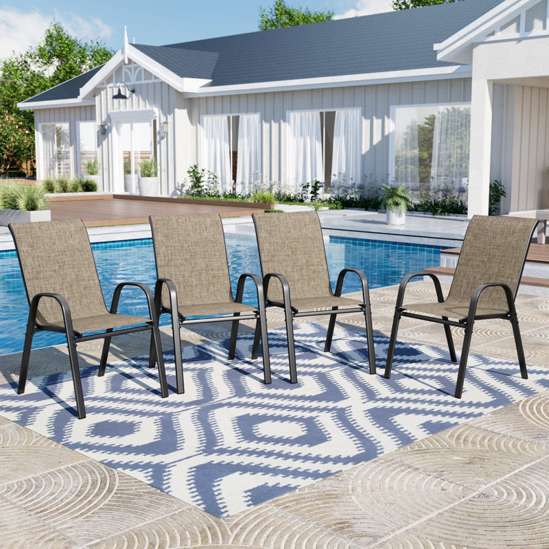 Stacking Patio Dining Armchair