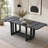 82" Extendable Trestle Dining Table