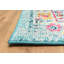Tapis bleu Jasmine 2 pi 8 po x 8 pi 2 po-41647039