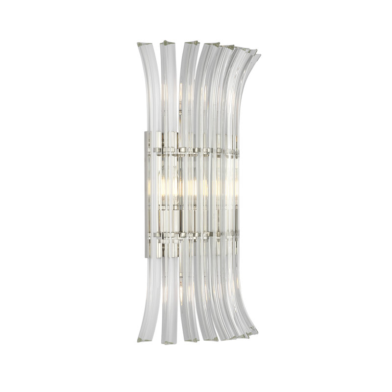 AERIN Rhine 21" Sconce with Crystal, Polished Nickel
