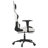 Massage Gaming Chair with Footrest Faux Leather-1062225443