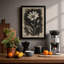 Single Daisy Bloom Botanical - Framed Print-1290444131-1290444158
