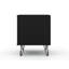 Table de chevet Mid-Century moderne en noir-807444238
