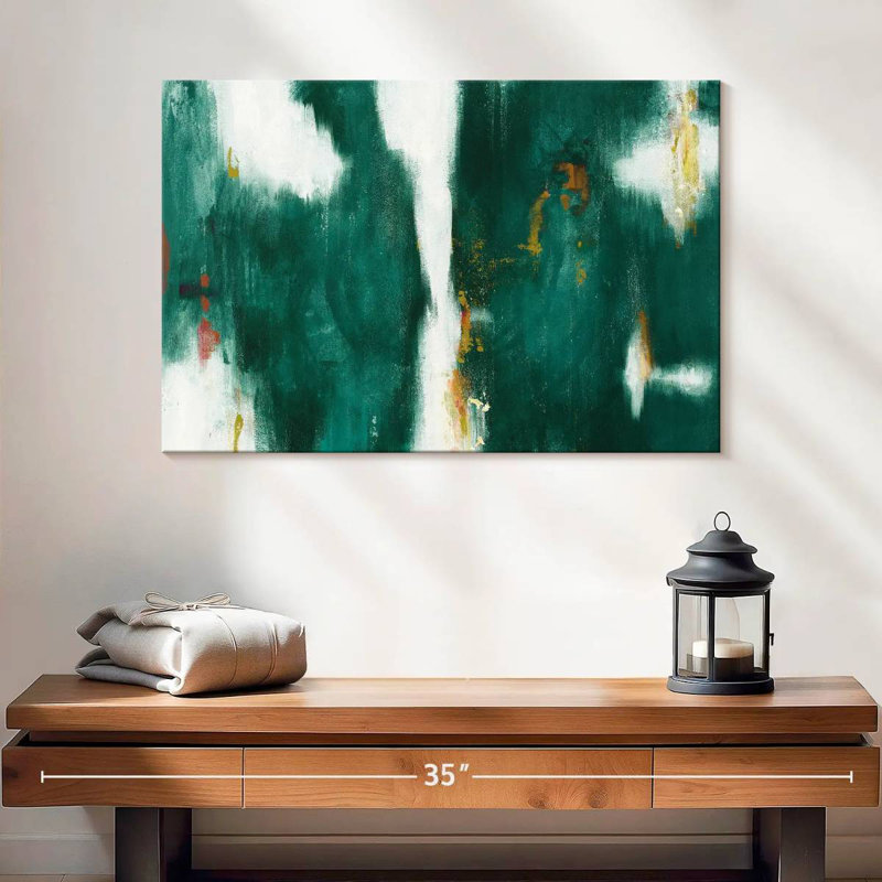 Avery Green Texture, 16" H x 24" W