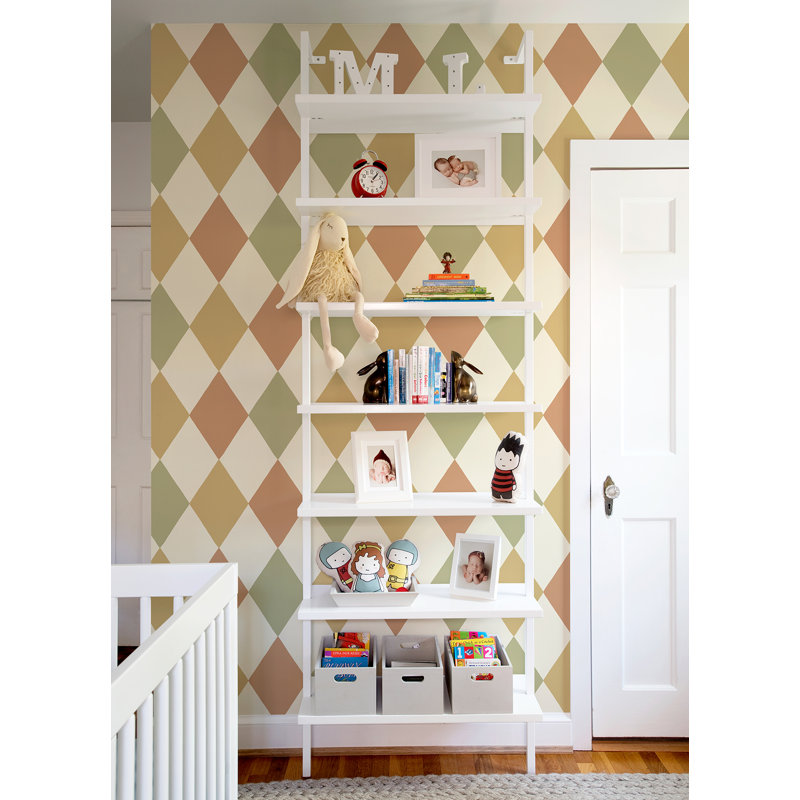 Rouleau de papier peint L 33 pi x l 20,9 po Johnea Diamond, Moutarde