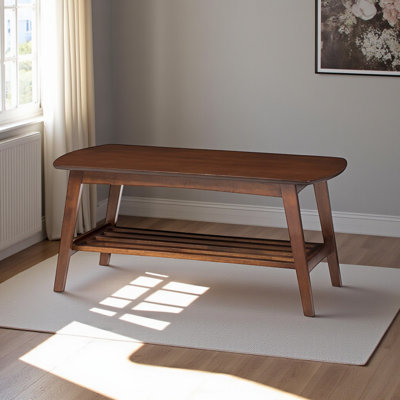 Montreux Dark Walnut Mid-Century Modern Coffee Table