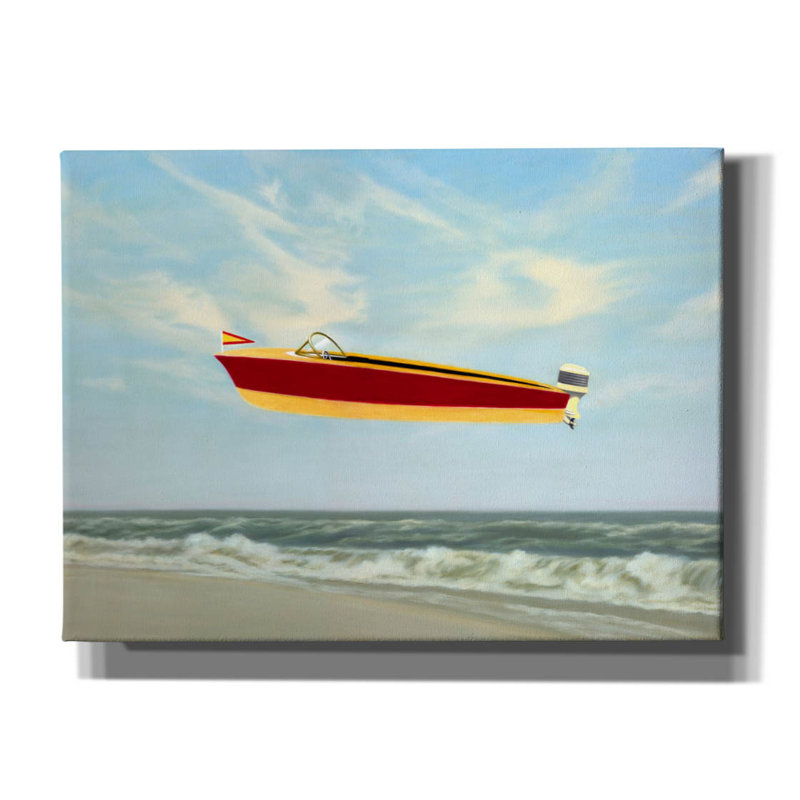 «Bateau rapide» par Rick Monzon, H 40 po x l 54 po x P 1,5 po